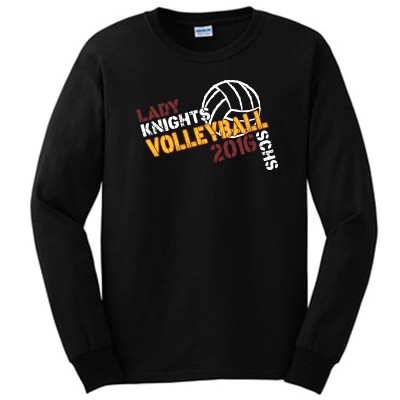 SCHS Volleyball 02 Cotton Long Sleeve 